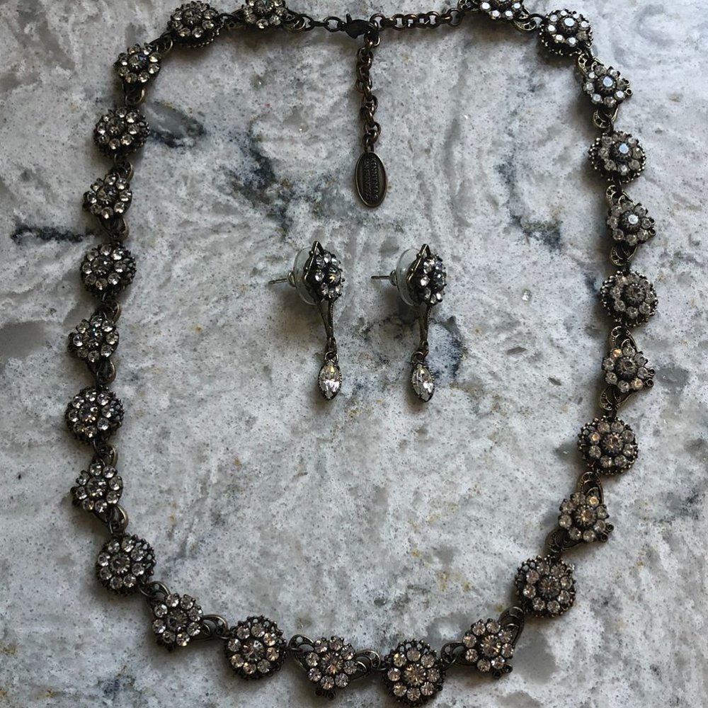KENNY MA SET-- gorgeous necklace and earrings